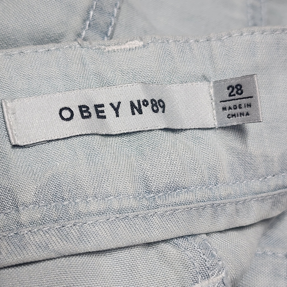 OBEY St. Gilles Midi Skirt in Chambray - size 28/6. *NWT* - Picture 6 of 8